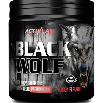 Pre-Workout-Fat-Burner 2in1 BLACK WOLF (300g/30Trenni) Activlab EU