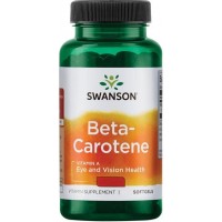 BETA-CAROTENE Strong 10.000iu (100kaps/100Päeva) Swanson USA