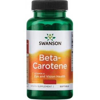 BETA-CAROTENE Strong 10.000iu (100kaps/100Päeva) Swanson USA