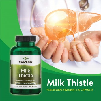 Milk Thistle (100kaps/50päeva) Swanson USA