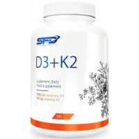 D3 Vitamiin 2000iu - K2 Vitamiin 100ug (90tab/90päva) SFD EU