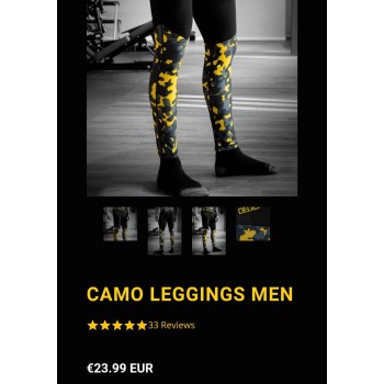 Retuusid meestele Men’s Camo Leggings Dedicated EU  Lõpumüük XXL