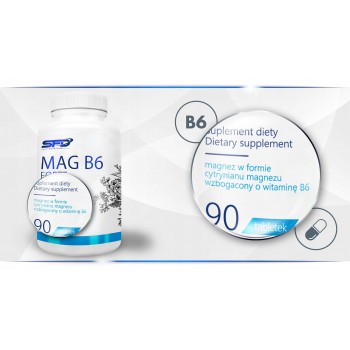 Magneesium Tsitraat+B6 (90tab/45päeva) SFD EU