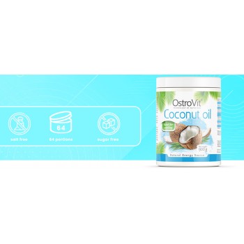 Kookosrasv / Coconut Oil 900g  OstroVit EU