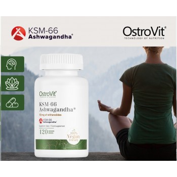 KSM-66 Ashwagandha (120tab/240päeva) OstroVit EU