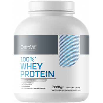 100% Whey Protein (2000g/66serv) OstroVit EU