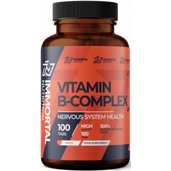 B-Vitamiin complex (100tab/100päeva) IMMORTAL EU