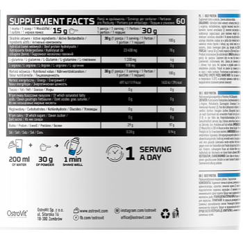 Beef Proteiin 90%  100% Hydro (1800/60serv) OstroVit EU