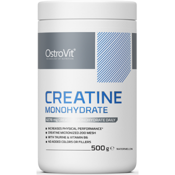 Kreatiin monohüdraat Natural (500g/166serv) OstroVit EU