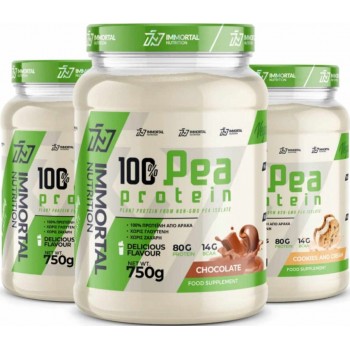 100% Pea Protein Isolate / 100% Herne Valgu Isolaat (750g/25serv) IMMORTAL EU