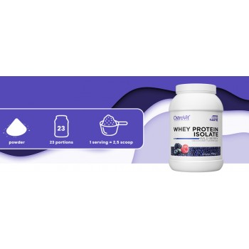 Isolaat Whey Proteiin (700g/23serv) OstroVit EU