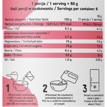 High Protein Ice Cream / Proteiini Jäätis 400g OstroVit EU