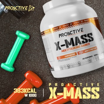 Gainer X MASS  (3000g/40serv) Proactive EU