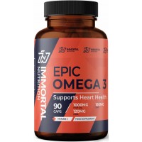 Omega-3  +E-vitamiin (90kaps/90päeva) IMMORTAL EU