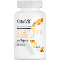 D-Vitamiin 4000iu (120geelkaps /120serv) OstroVit EU
