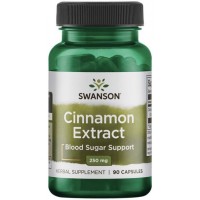  CINNAMON EXTRACT (90kaps/90serv) SWANSON USA