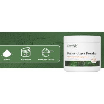 Noor odrahein / YOUNG BARLEY GRASS  (200g/40serv) ostroVit EU