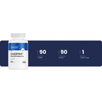 Digezyme Digestive Enzymes (90tab/3kuud) OstroVit EU