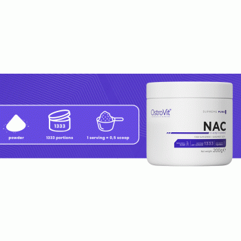 NAC (N-acetyl-L-cysteine) (200g/1333serv) OstroVit EU