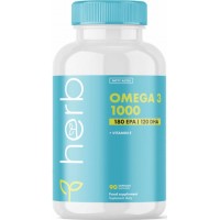 Omega-3 +E-vitamiin (90kaps/90serv) HERB EU