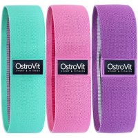 MATERIAL RESISTANCE BANDS - 3-OSALINE KOMPLEKT  OstroVit EU