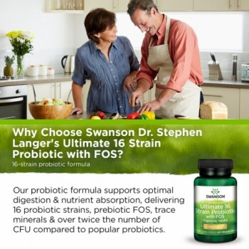 Probiootikumid / Ultimate 16 Strain Probiotic (60kaps/2kuud) Swanson USA