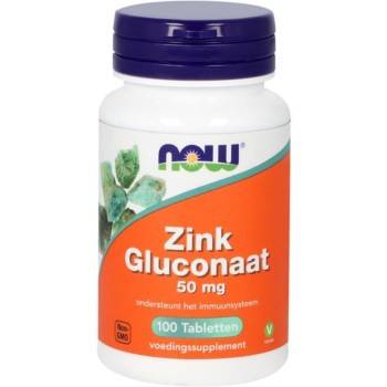 Tsink Glükonaat 50mg (100tab/100päeva) NOW USA