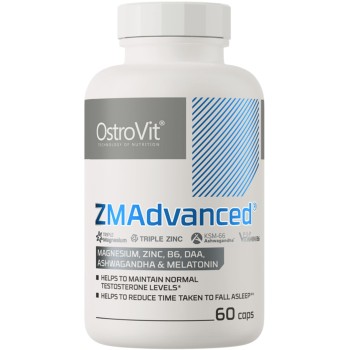 ZMAdvanced (Magne/Zink/Daa/KSM-66®/Melatonin (60kaps/30päeva) OstroVit EU