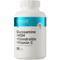 Glukosamiin + MSM + Chondroitin + Vitamiin C  (90tab/45Päeva) Ostrovit EU