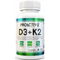 D3 4000iu - K2 Vitamiin (120tab/4kuud) ProActive EU