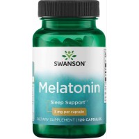 Melatoniin 3mg (120kaps/120serv) Swanson USA