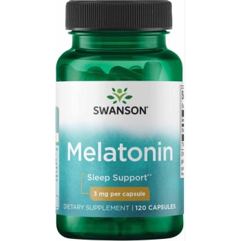 Melatoniin 3mg (120kaps/120serv) Swanson USA