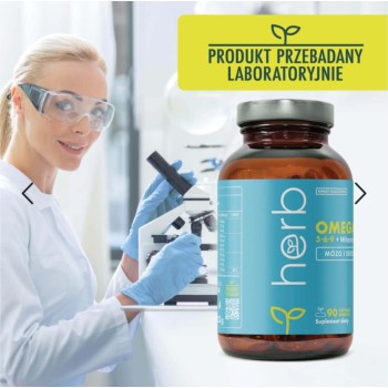 Omega 3 6 9 +E-vitamiin (90kaps/45päeva) HERB EU