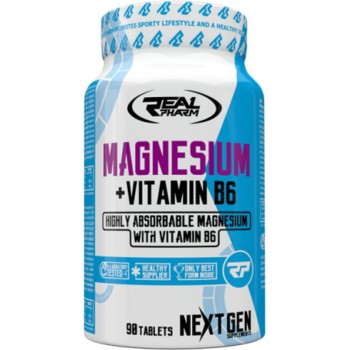Magneesium Tsitraat+B6 (90tab/90serv) RealPharm EU